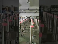 Cancello girevole pedonale in acciaio inossidabile 304, altezza vita