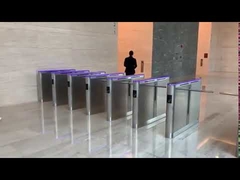 Tornello a braccio a caduta per esterni/interni con motore BLDC e lettore di schede e riconoscimento impronte digitali