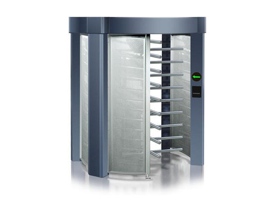 Tornello a tutta altezza in acciaio inossidabile 304 con piastra per lettore di schede e durata del prodotto di 5 milioni di volte