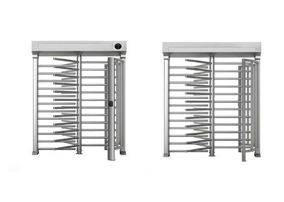 Tornello a tutta altezza con lettore di codici a barre RFID, funzionamento a 24 V CC e meccanismo anti-passaggio per il controllo accessi duale