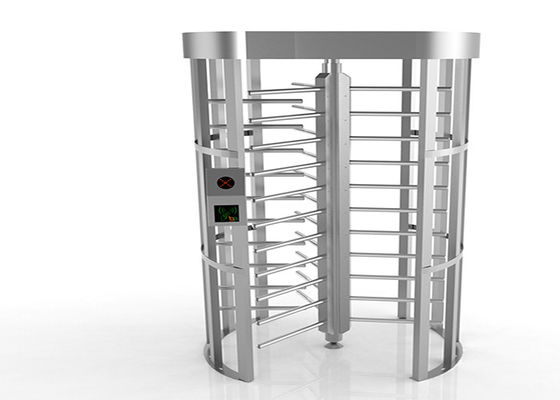 Tornello a tutta altezza con lettore di codici a barre RFID, funzionamento a 24 V CC e meccanismo anti-passaggio per il controllo accessi duale
