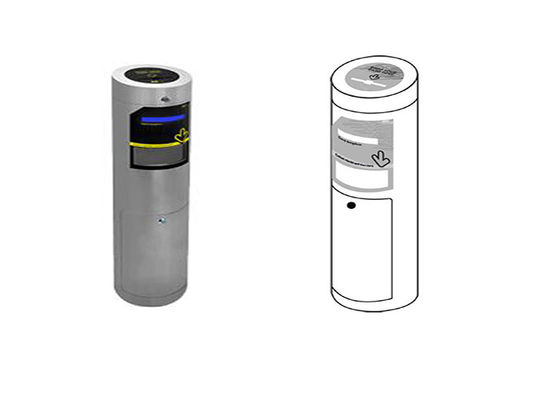 Raccoglitore di tessere Dropbox con capacità di 280 tessere e ingresso alimentazione AC230 per controllo accessi integrato