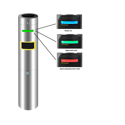 Tornelli di controllo accessi diametro 219 mm Collettore di schede indicatore lampada a LED a tre colori