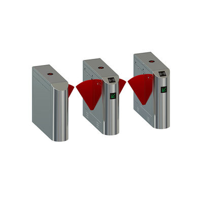 Pedonale Entrata Uscita Flap Barrier Gate Controllo accessi biometrico con impronta digitale RFID