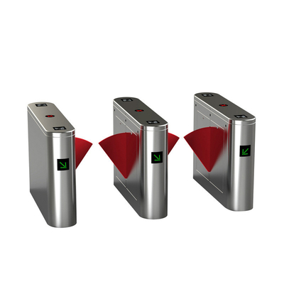Pedonale Entrata Uscita Flap Barrier Gate Controllo accessi biometrico con impronta digitale RFID