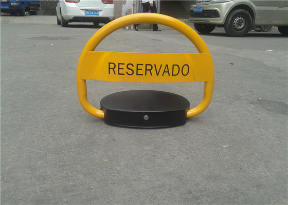 Serratura automatica gialla impermeabile di parcheggio con il sistema di controllo dello Smart Remote