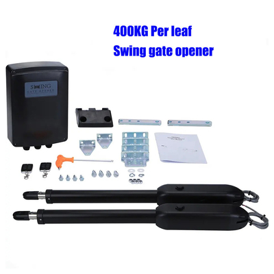 Swing Gate Opener Residential Kit Apritore di porte elettronico 400kg 880lbs Potenza 62W