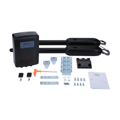 SW400DC Top-Rated DC 24V Alimentato da energia solare 400KG Single Leaf Swing Gate Opener