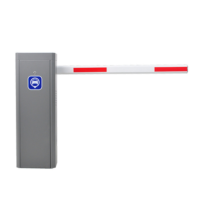 Grigio DC senza spazzole Motor Speed Boom Barrier Gate Systems 3m-6m Lunghezza del boom per parcheggio