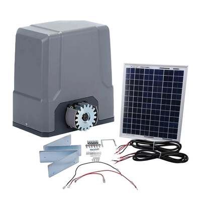 SL800DC Apritore di cancello scorrevole 24V Motore a corrente continua pannello solare carica batteria di riserva telecomando