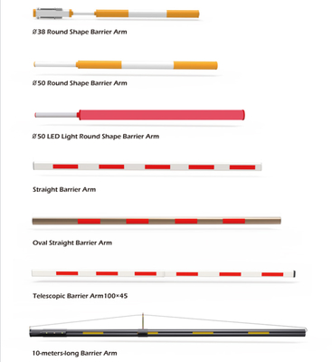 Sicurezza stradale Rectum Telescopic Recinzione Rotonda Curva Pieghevole Pubblicità LED Barriera Portale Boom Arm