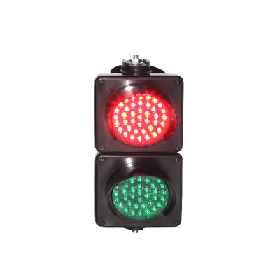 Mini dimensioni ad alta luminosità AC85V-265V DC12V 24V LED PC Materiale Rosso e Verde 100mm Semaforo