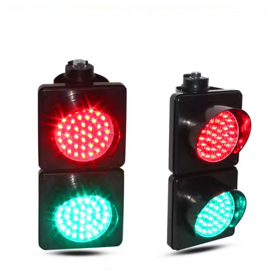 Parcheggio 4 pollici Lenti colorate Mini 100mm Rosso Verde Colore LED Traffic Signal Light
