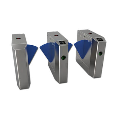 Tornello a bandelle retrattile in acciaio inossidabile SS304 da 100W con riconoscimento facciale per il controllo accessi