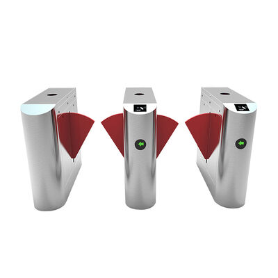 SUS304 Riconoscimento facciale in acciaio inossidabile 35W Consumo di energia Flap Barriera Portale di controllo di accesso Giradischi
