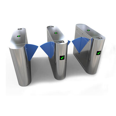 Riconoscimento facciale BLDC Motor Flap Barrier Gate con 30 persone al minuto per il controllo degli accessi