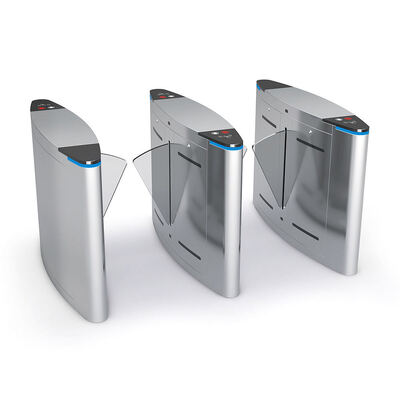 Cancello a bandelle retrattili con motore BLDC ad alta velocità, apertura in 0,5 secondi e armadio in acciaio inossidabile 304