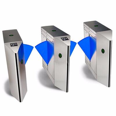 304 in acciaio inossidabile RS485 Recognition Facial Flap Barrier Gate for Access Control Turnstile