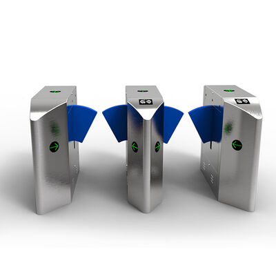 Cancello a bandelle automatico con barriera girevole in acciaio inossidabile 304 o 316, funzione anti-codice di accesso e motore DC24V