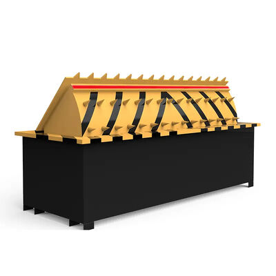 Bloccante stradale idraulico pesante con 70 tonnellate di carico a asse e altezza di risalita da 300 mm a 800 mm con controllo PLC