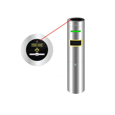Raccoglitore di carte a caduta con telaio in SS304, capacità 280 carte, con alloggiamento cilindrico da 219 mm