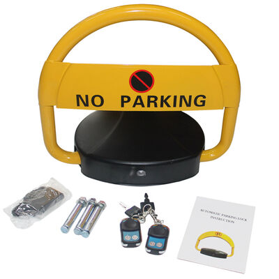 Blocco parcheggio auto DC6V 7Ah con laminazione in acciaio da 2 mm e design antifurto per un parcheggio sicuro