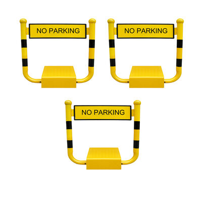 Blocco parcheggio veicolo a forma di U con frequenza 433MHz, acciaio per impieghi gravosi e barriera per posto auto con batteria ricaricabile