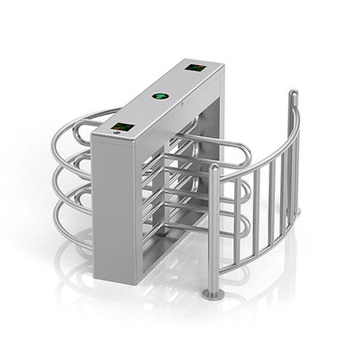 Lettore di impronte digitali in acciaio inossidabile 304, tornello bidirezionale a mezza altezza, barriera a livello della vita