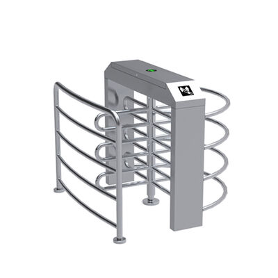 Tornello a mezza altezza in acciaio inossidabile 316 con ammortizzatore idraulico e portata da 25 a 30 persone al minuto