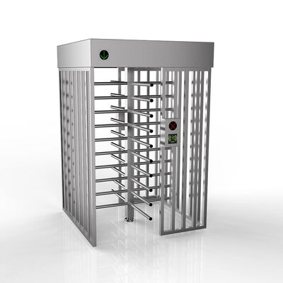 Cancello di sicurezza a tutta altezza con tornello RFID 0.2s SUS304 con larghezza 610 mm per controllo ad alta sicurezza