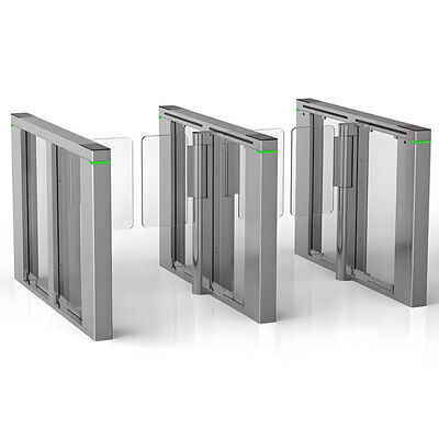 Manica del motore 900mm di Crystal Glass Swing Barrier Brushless del pedone