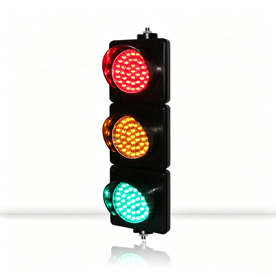 Semaforo LED con scocca in policarbonato resistente ai raggi UV con 40 LED ad alta luminosità e grado di impermeabilità IP65 per parcheggi