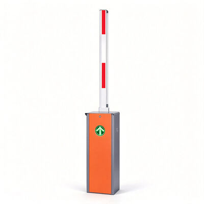 5th DC Brushless Motor 24V Barrier Gate Auto Reverse RS485 Gate Barriers Parking System With Loop Detector