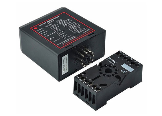 Detettore di circuito del veicolo con intervallo di frequenza da 20 kHz a 170 kHz Tempo di reazione di 100 ms e relè di uscita da 240 V/5 A per cancelli automatici e controllo dell'accesso al parcheggio RFID