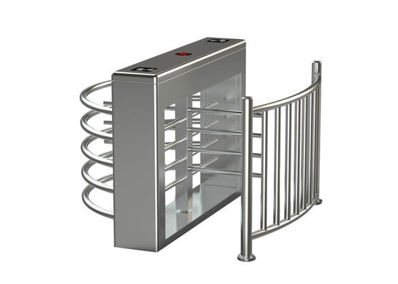 Turnibile in acciaio inossidabile 304 con controllo dell'accesso con impronte digitali e velocità di flusso di 30 persone/minuto