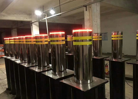 Bollard idraulico automatico con controllo remoto elettronico regolabile in velocità da 3s a 6s e costruzione in acciaio inossidabile SS304