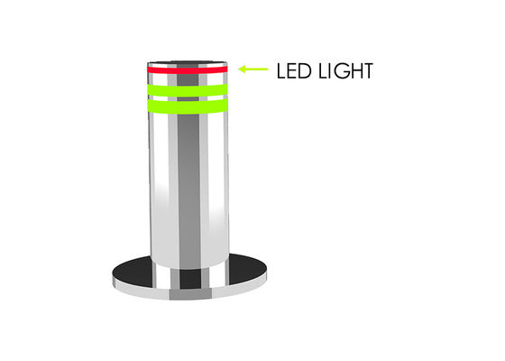 316 Bollardi automatici di sollevamento in acciaio inossidabile con carico di 70 T e tempo di sollevamento di 3 s per la sicurezza stradale