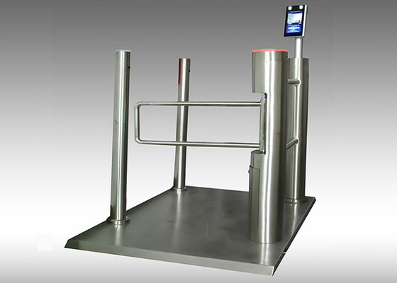 SS304 Portale di barriera di oscillazione senza spazzola con riconoscimento facciale e misurazione della temperatura