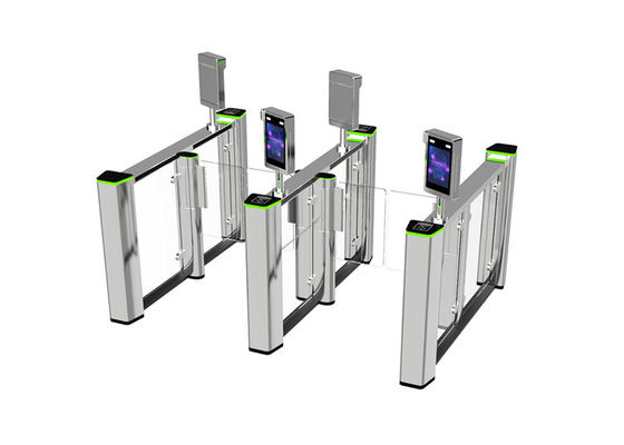 RS485 Lega di alluminio 0.4S Acrilico Flap Speed Gate per il controllo di accesso pedonale
