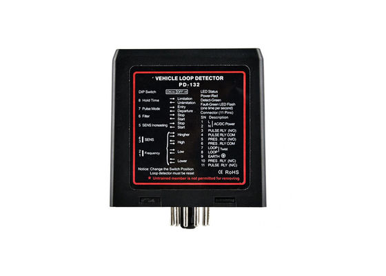 PD-132 Inductive Vehicle Loop Detector con tempo di reazione veloce di 10 ms, gamma di frequenza di 20 kHz e consumo di energia di 4,5 VA