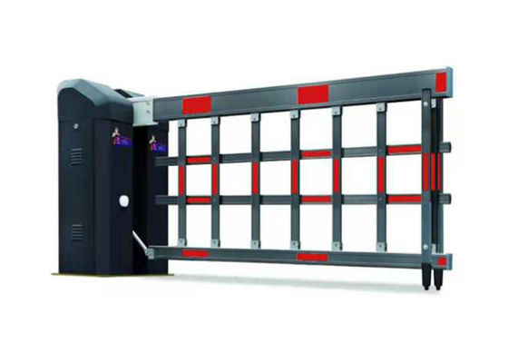 Barriera automatica in alluminio IP44 con braccio da 6 m e 250W per la sicurezza del parcheggio