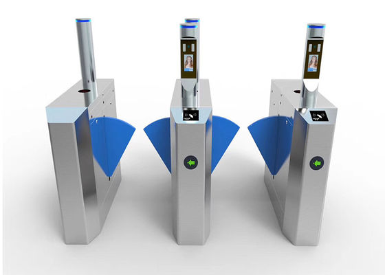 0.2s Barriera a bandelle tornello con controllo accessi RS485 retrattile SS304