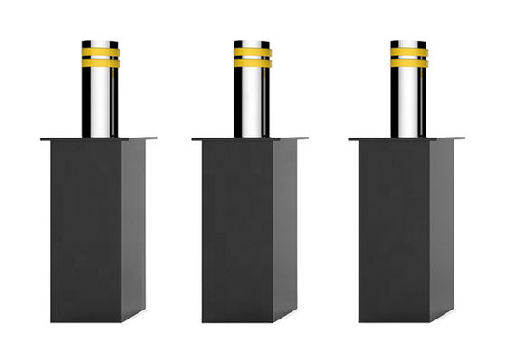 SS304 IP68 PLC controllato Automazione idraulica di sicurezza di risalita Bollard con luce LED