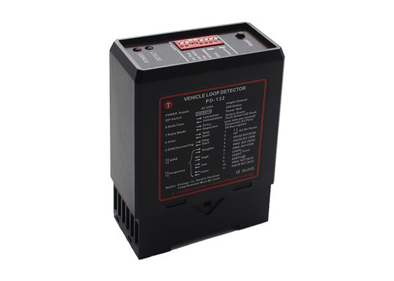 Rilevatore di anello singolo canale per la sicurezza di barriere di parcheggio con tempo di reazione di 100 ms, relè di uscita 240V/5A e sensibilità regolabile