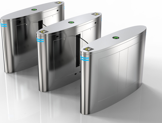 Deflettore ritrattabile 1s di Waist Height Turnstile del lettore di impronta digitale