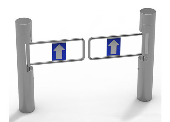 Portone di barriera oscillante automatico BLDC SUS304 con braccio acrilico per il controllo di accesso al supermercato