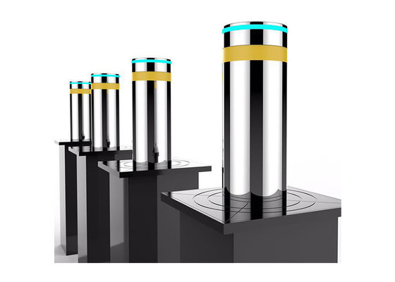 Bollard idraulico a scomparsa con superficie a specchio 6k, durata di 5 milioni di cicli e ciclo di lavoro continuo al 100%